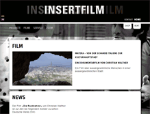 Tablet Screenshot of insertfilm.ch